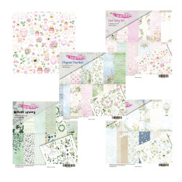Scrapbooking paper sets