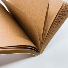 Заготівля для блокнота, коричневий крафт, 90г / м2, А5, 96 аркушів, 192 сторінки, термоклейова палітурка, Magenta Line
