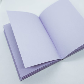 Notebook paper block, lavender colour, 80g/m2, А5, 96 sheets, 192 pages, Magenta Line