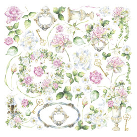 Лист для вирізання, Elegant Garden, 30,5х30,5 см, Magenta Line