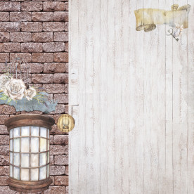 Double sided scrapbooking paper, Magic Story 02, 240 g/m2, 12 inch, Magenta Line