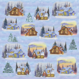 Двосторонній скраппапір, Winter Wonderland 01, 240 г / м2, 30,5х30,5 см, Magenta Line