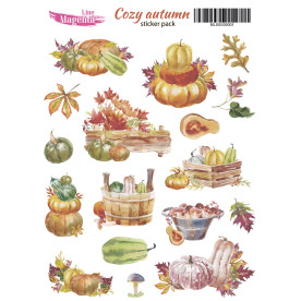 Наклейки, Cozy Autumn 01, 13х18 см, Magenta Line