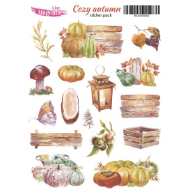 Stickers set, Cozy Autumn 02, 13х18 cm, Magenta Line