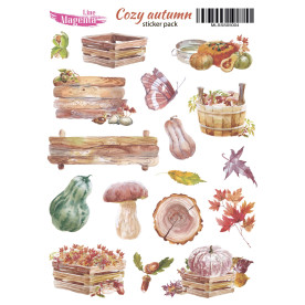 Наклейки, Cozy Autumn 04, 13х18 см, Magenta Line