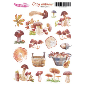 Наклейки, Cozy Autumn 05, 13х18 см, Magenta Line