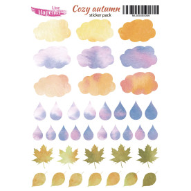 Stickers set, Cozy Autumn 06, 13х18 cm, Magenta Line