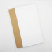 Заготівля для блокнота, білий крафт, 70 г / м2, А5, 96 аркушів, 192 сторінки, Magenta Line