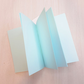 Notebook paper block, blue, 80g/m2, А5, 96 sheets, 192 pages, Magenta Line