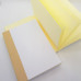 Заготівля для блокнота, жовтий колір, 80г / м2, А6, 96 аркушів, 192 сторінки, Magenta Line