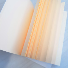 Заготівля для блокнота, персиковий колір, 80г / м2, А6, 96 аркушів, 192 сторінки, Magenta Line