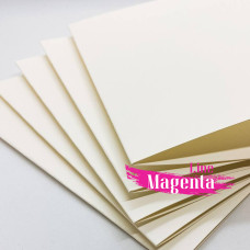 Набор заготовок для открыток, крем, 5 шт, 15х15 см, 300 г/м2, Magenta Line