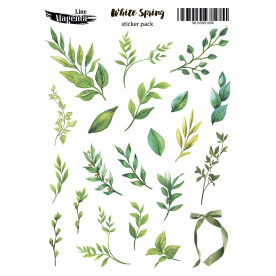 Stickers set, White Spring 6, 13х18 cm, Magenta Line