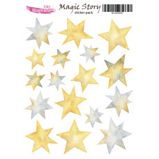 Stickers set Magic Story 07, 13x18 cm, Magenta Line