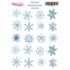 Stickers set Winter Wonderland 01, 13x18 cm, Magenta Line