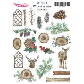 Наклейки, Winter Wonderland 04, 13х18 см, Magenta Line