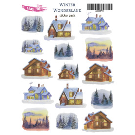 Наклейки, Winter Wonderland 06, 13х18 см, Magenta Line