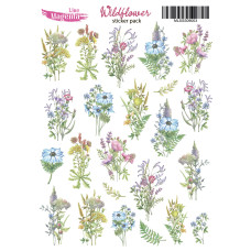 Аркуш наліпок Magenta Line Wildflower 03, 13х18 см, MLSSS09003