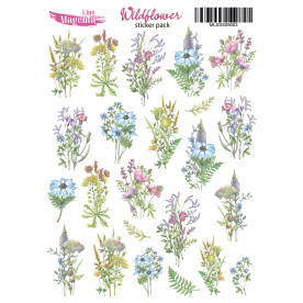 Аркуш наліпок Magenta Line Wildflower 03, 13х18 см, MLSSS09003