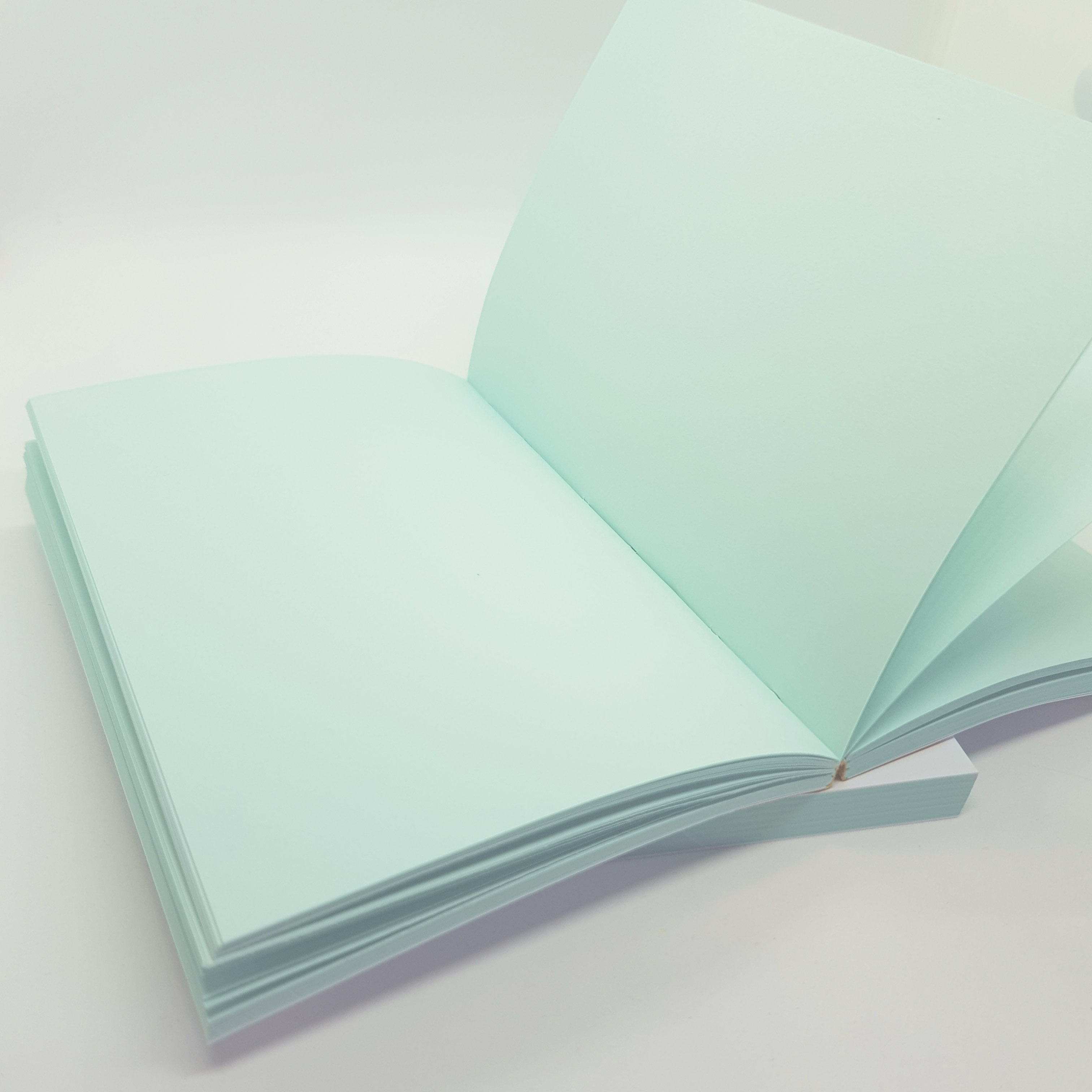 Заготовка для блокнота, цвет голубой, 80г/м2, А6, 96 листов, 192 страницы, Magenta Line
